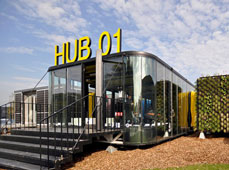 移動式、個性化的集裝箱學生宿舍：HUB 01